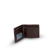 BOROUGH RFID Short Wallet Brown with Tri-Color Band